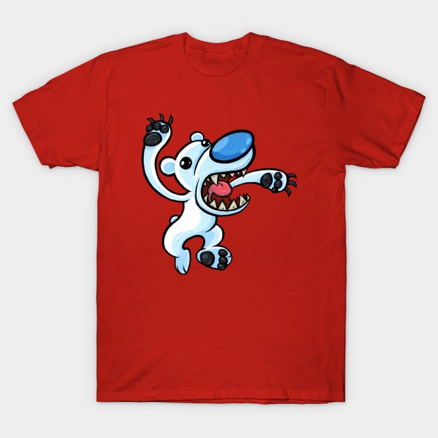 Baby Polar Bear Attack! T-Shirt by joehavasy